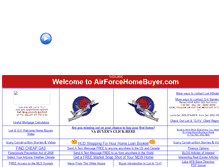 Tablet Screenshot of airforcehomebuyer.com